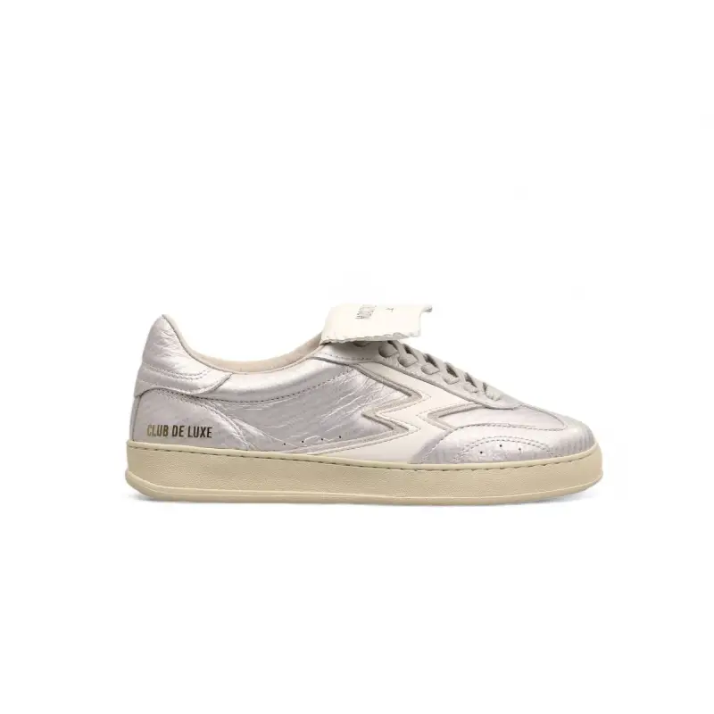 Sneaker Club Pelle Argento