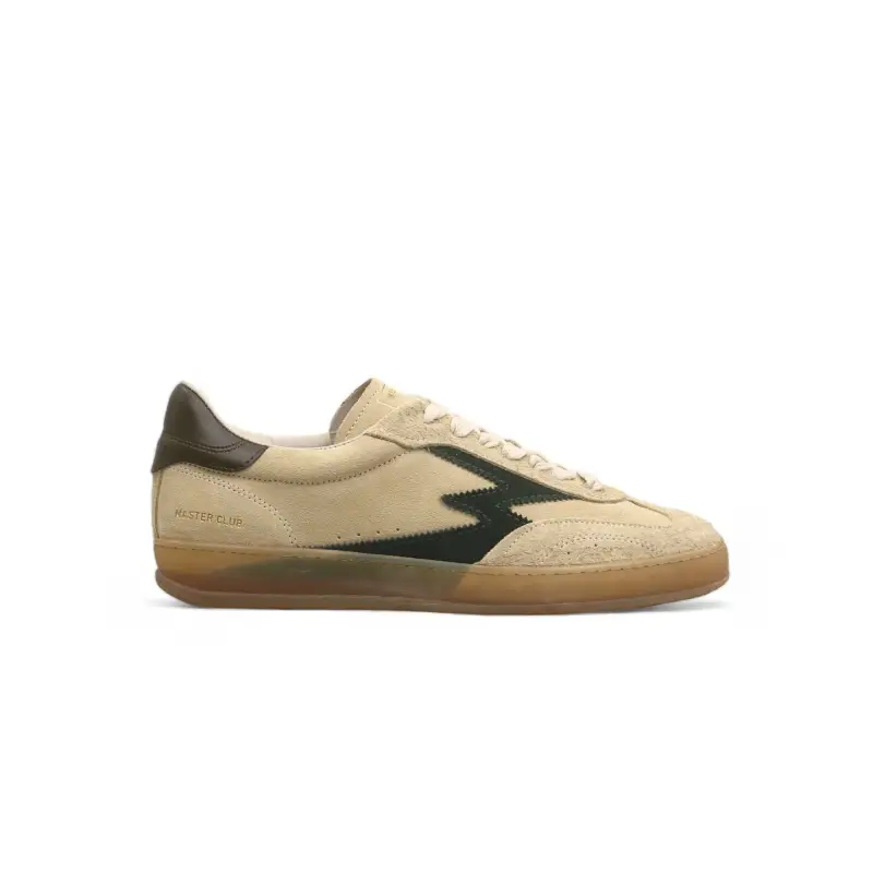 Sneaker Club Suede Beige Uomo