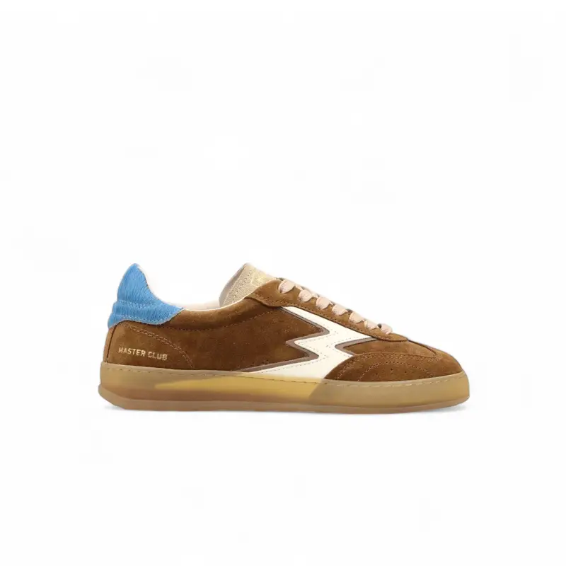 SNEAKER CLUB SUEDE TABACCO E CAVALLINO donna