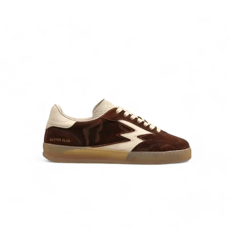 Sneaker Club Suede Tie Dye Marrone Uomo