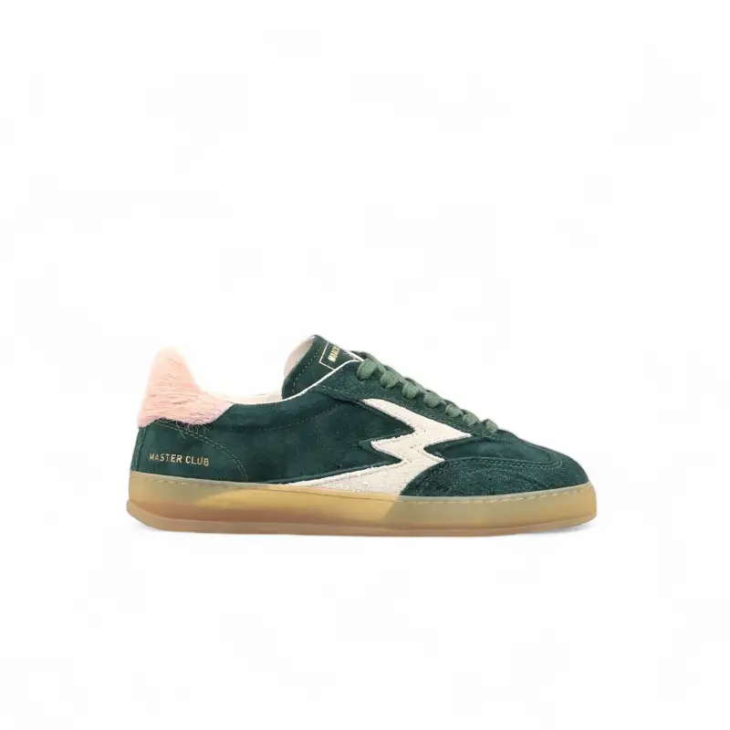 SNEAKER CLUB SUEDE VERDE E CAVALLINO