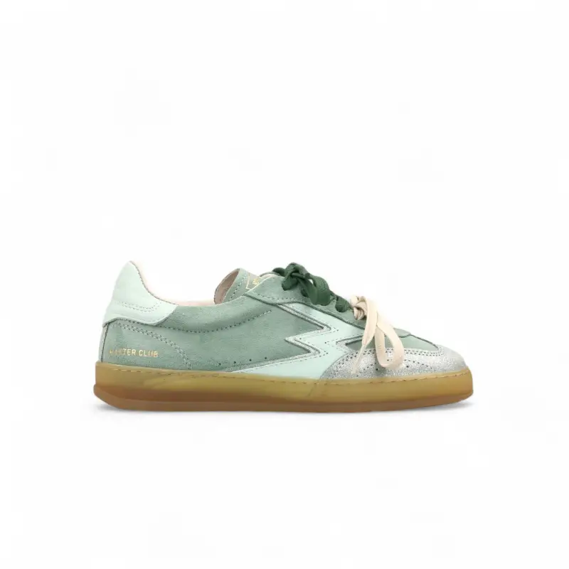 Sneaker Club Suede Verde Menta