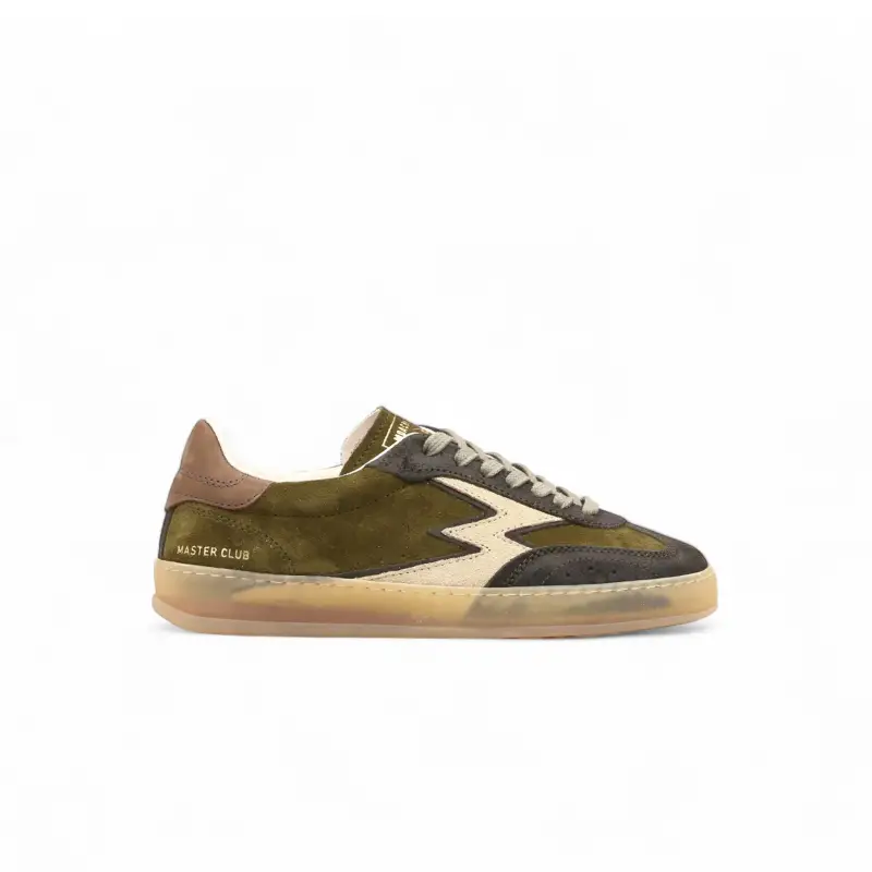 SNEAKER CLUB SUEDE VERDE OLIVA SCURO donna