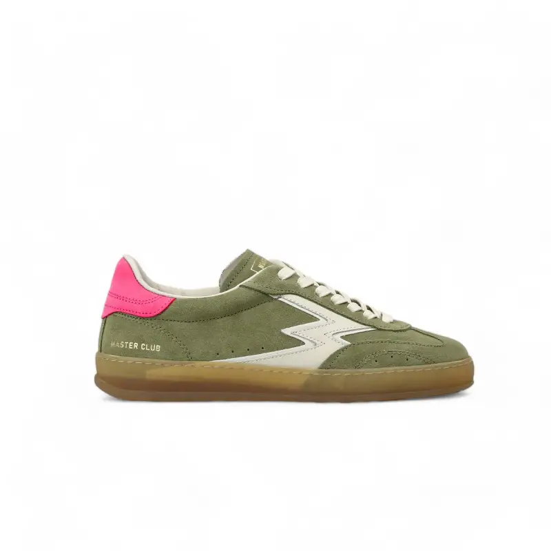 SNEAKER CLUB VERDE SALVIA E ROSA