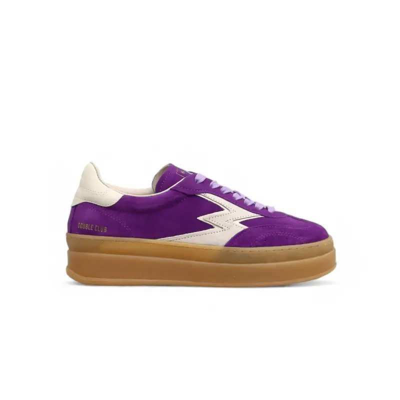 Sneaker Double Club Deluxe Suede Viola