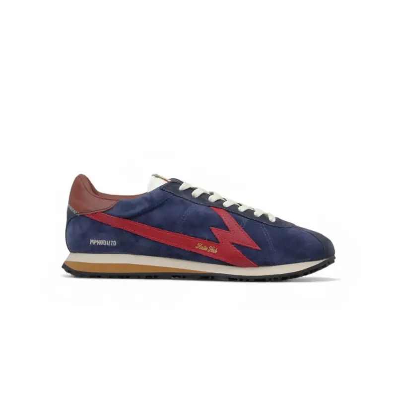 Sneaker Flash Nylon Navy Blu e Rosso