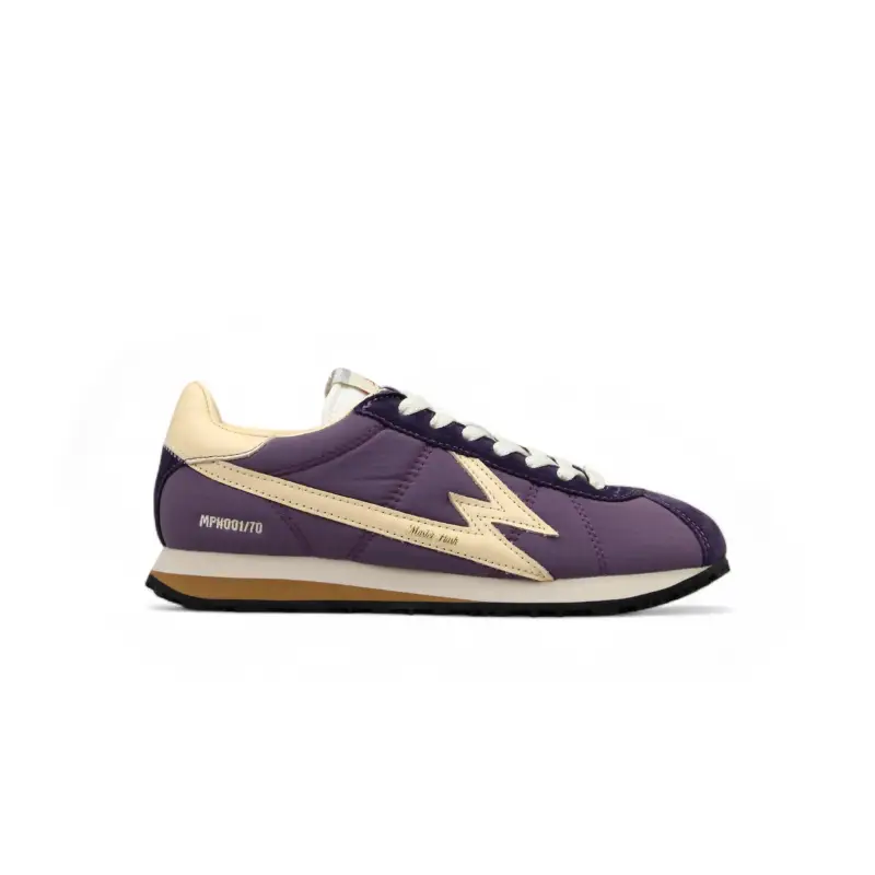 Sneaker Flash Nylon Viola e Burro