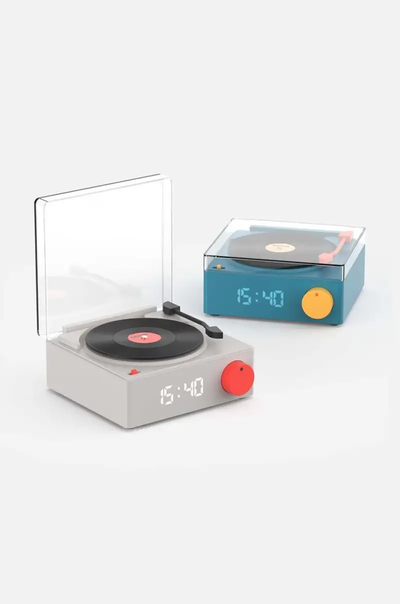 altoparlante della sveglia Gramofon Bianco miniatura 5