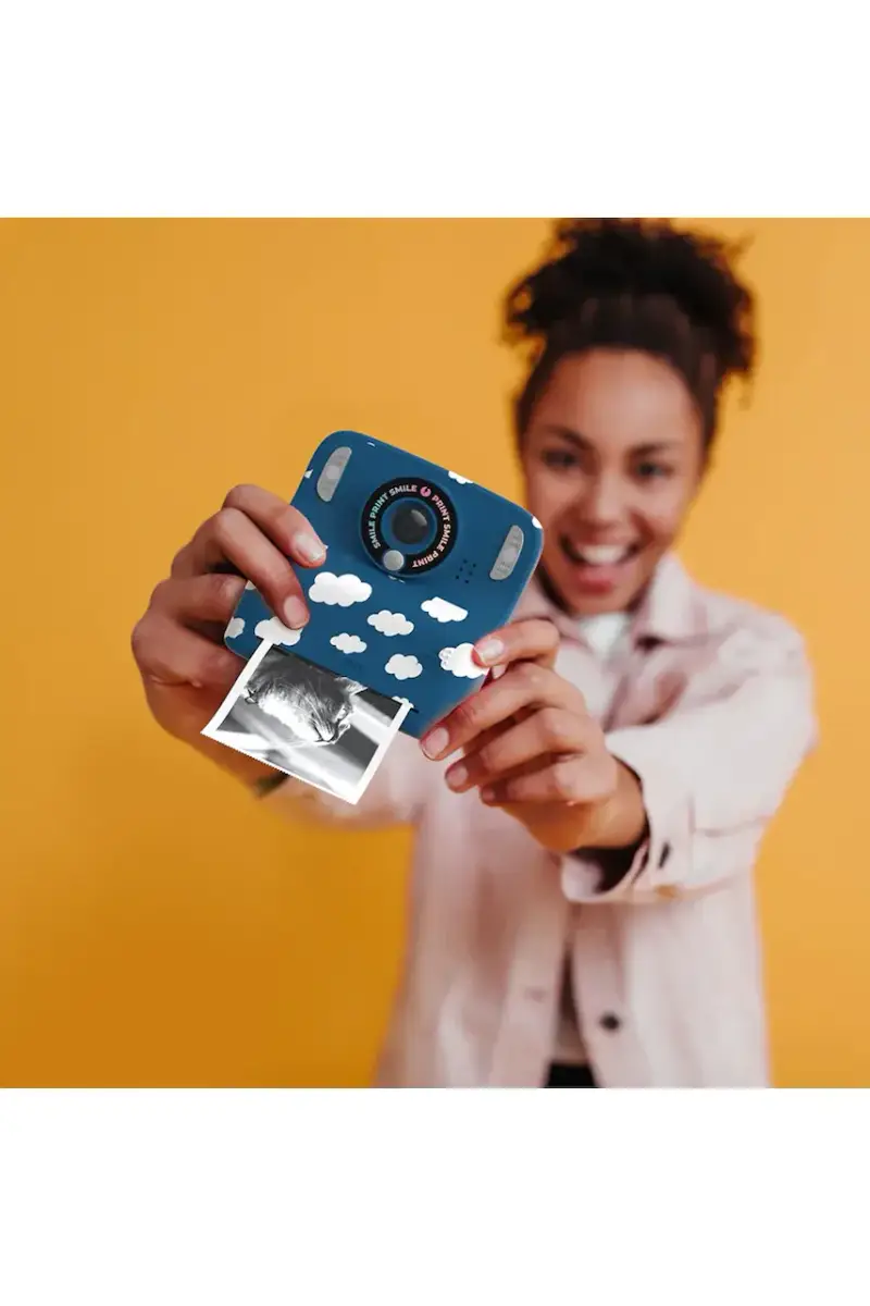 macchina fotografica digitale con funzione di stampa PixiPrint Cloud Multicolore miniatura 4