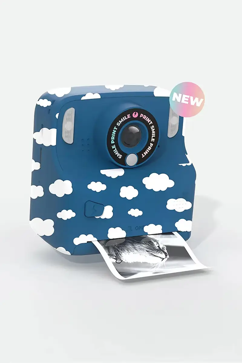 macchina fotografica digitale con funzione di stampa PixiPrint Cloud Multicolore