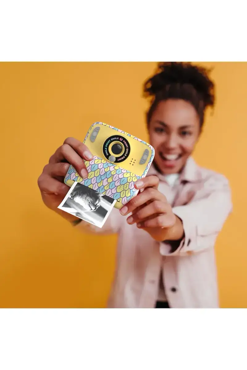 macchina fotografica digitale con funzione di stampa PixiPrint Mermaid Multicolore miniatura 4