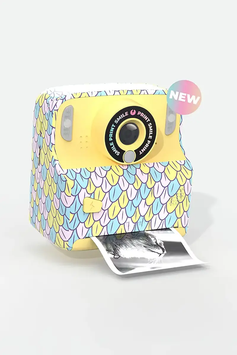 macchina fotografica digitale con funzione di stampa PixiPrint Mermaid Multicolore
