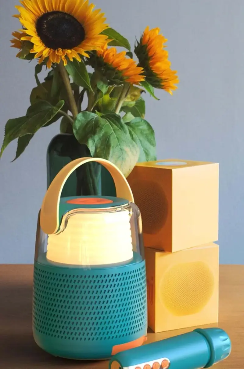 set per karaoke Mobility On Board Turchese