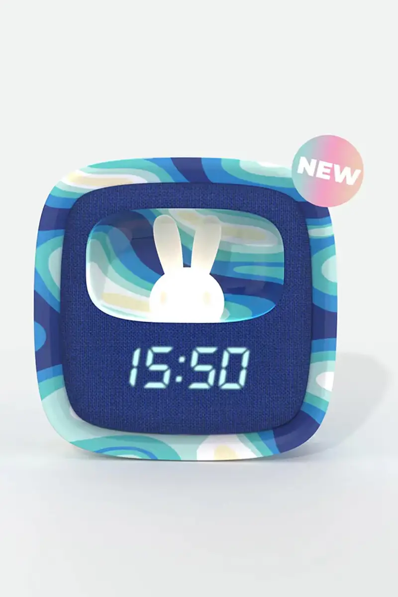 sveglia a led Billy 13 x 12 x 40 cm Multicolore