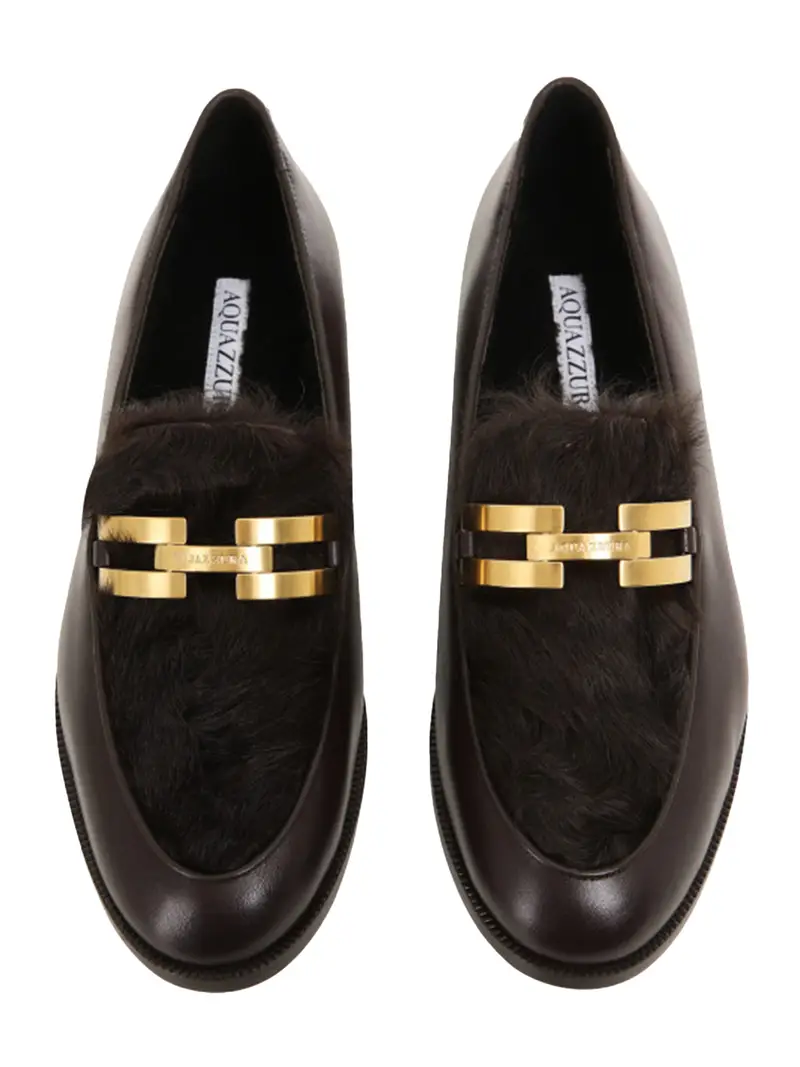 Aquazzura Mocassini Marrone 1045682 miniatura 2