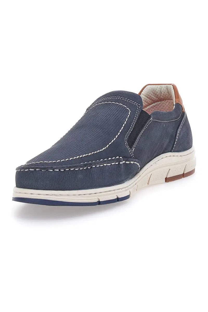 PITTARELLO ECO Mocassini Blu 2075649 miniatura 3