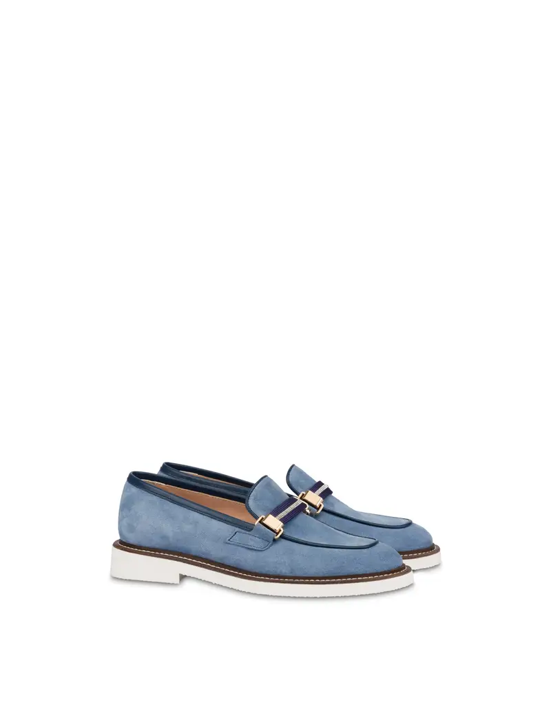 Pollini Mocassini Blu 1402070 miniatura 2