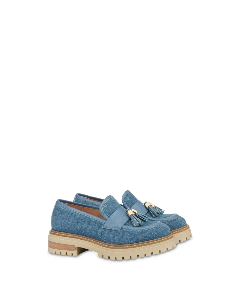 Pollini Mocassini Denim 1401904 miniatura 2