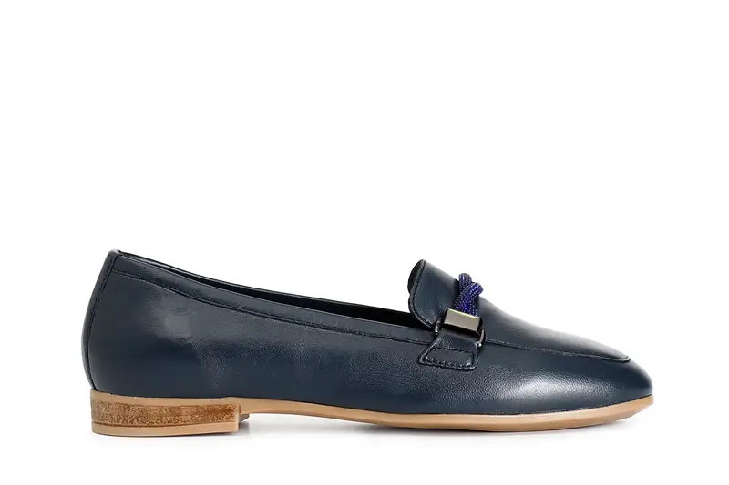 Cafè Noir Mocassini Blu 1410982