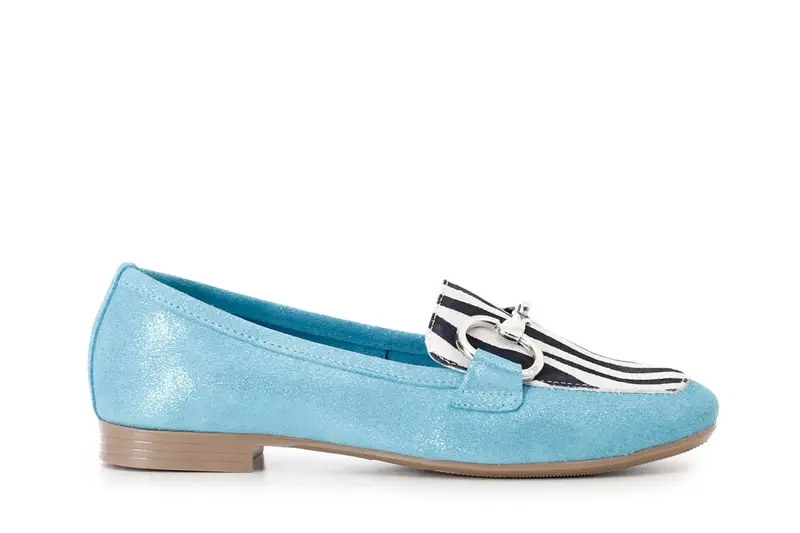 Cafè Noir Mocassini Azzurro 1410533