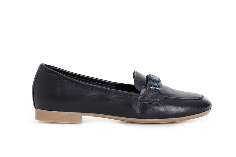 Cafè Noir Mocassini Blu 1410473