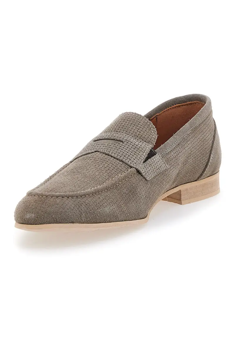 Mocassino in Pelle Scamosciata Beige PITTARELLO 1131 miniatura 3