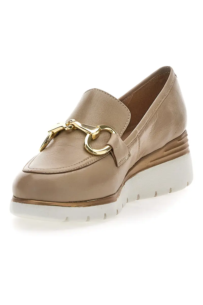 Mocassino in Vera Pelle biege con dettaglio PITTARELLO CLASS 4930 miniatura 3