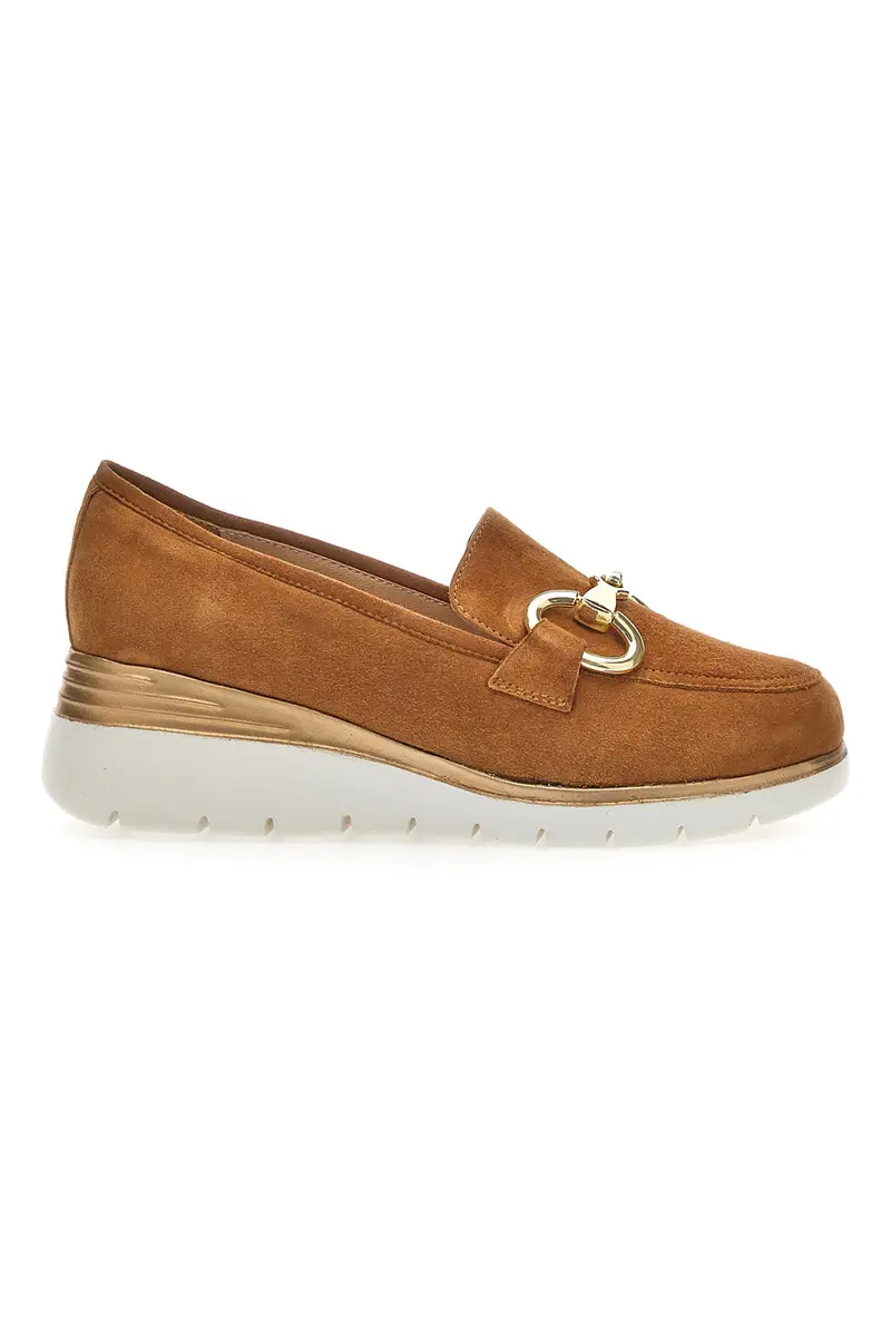 Mocassino in Vera Pelle Marrone Scamosciato PITTARELLO CLASS 4930