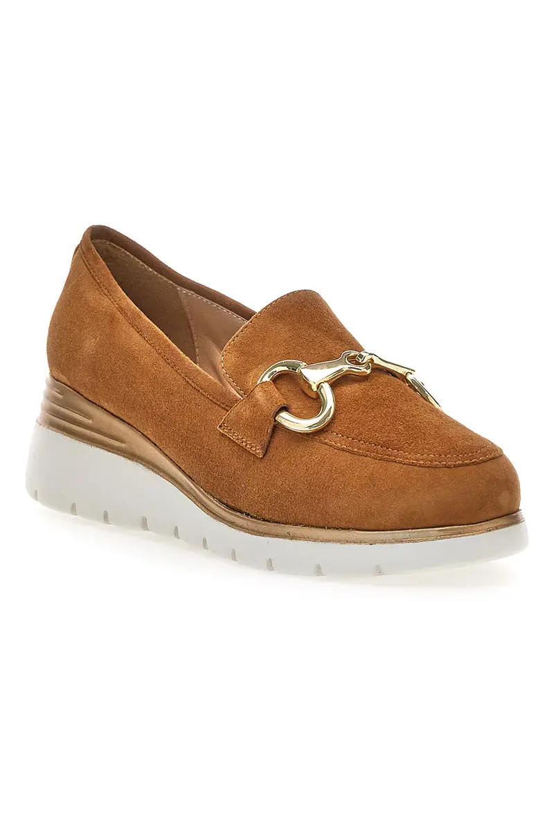 Mocassino in Vera Pelle Marrone Scamosciato PITTARELLO CLASS 4930 miniatura 2