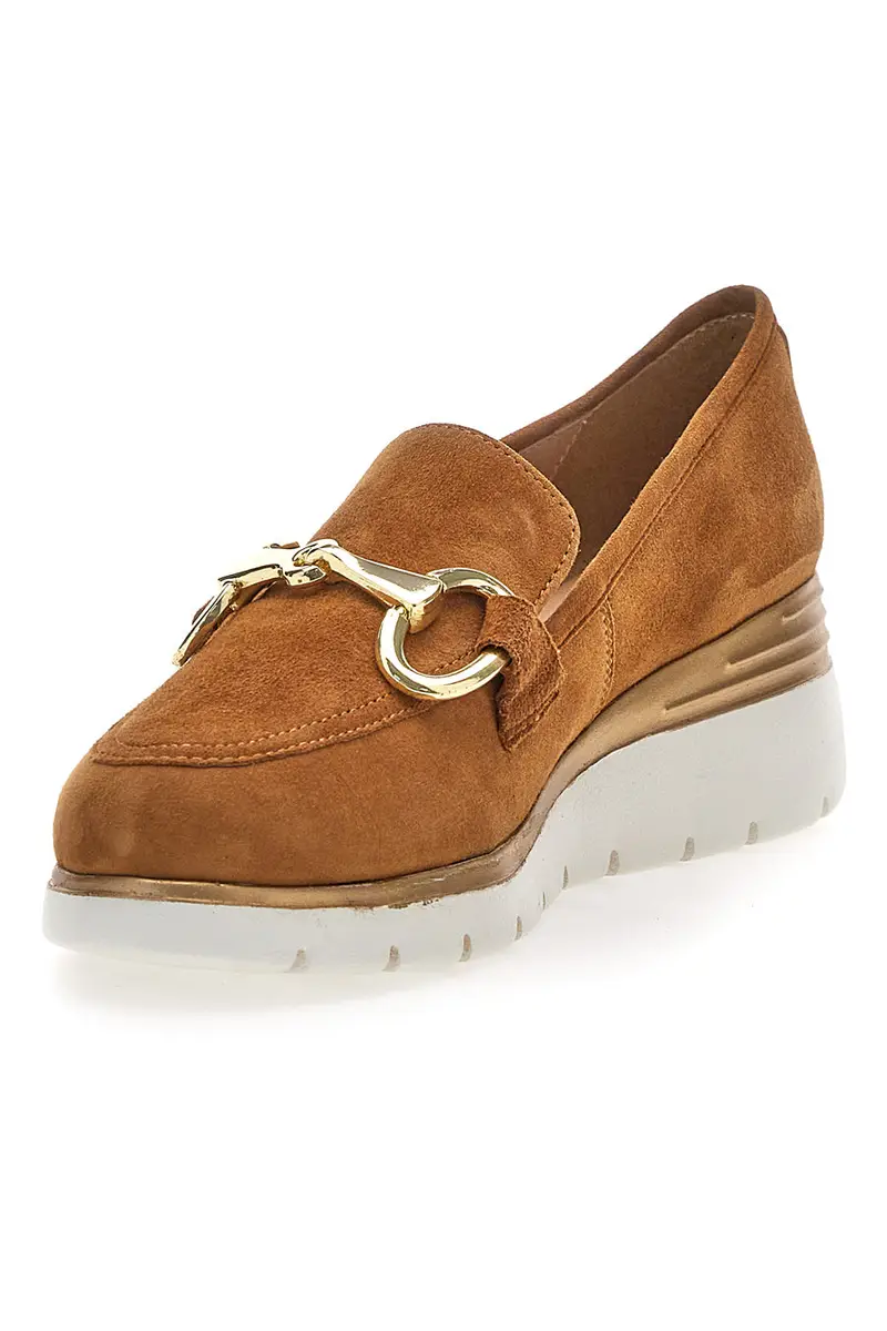 Mocassino in Vera Pelle Marrone Scamosciato PITTARELLO CLASS 4930 miniatura 3