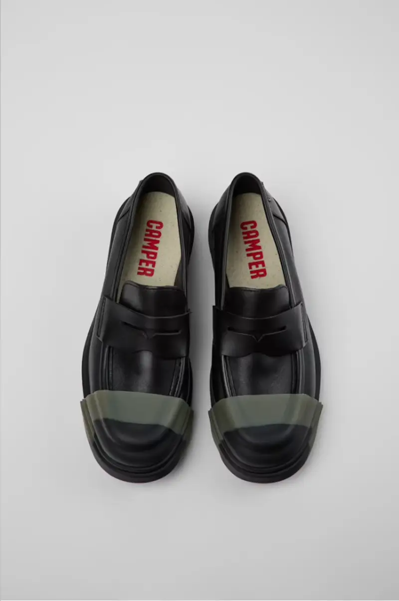 Mocassino junction nero miniatura 3