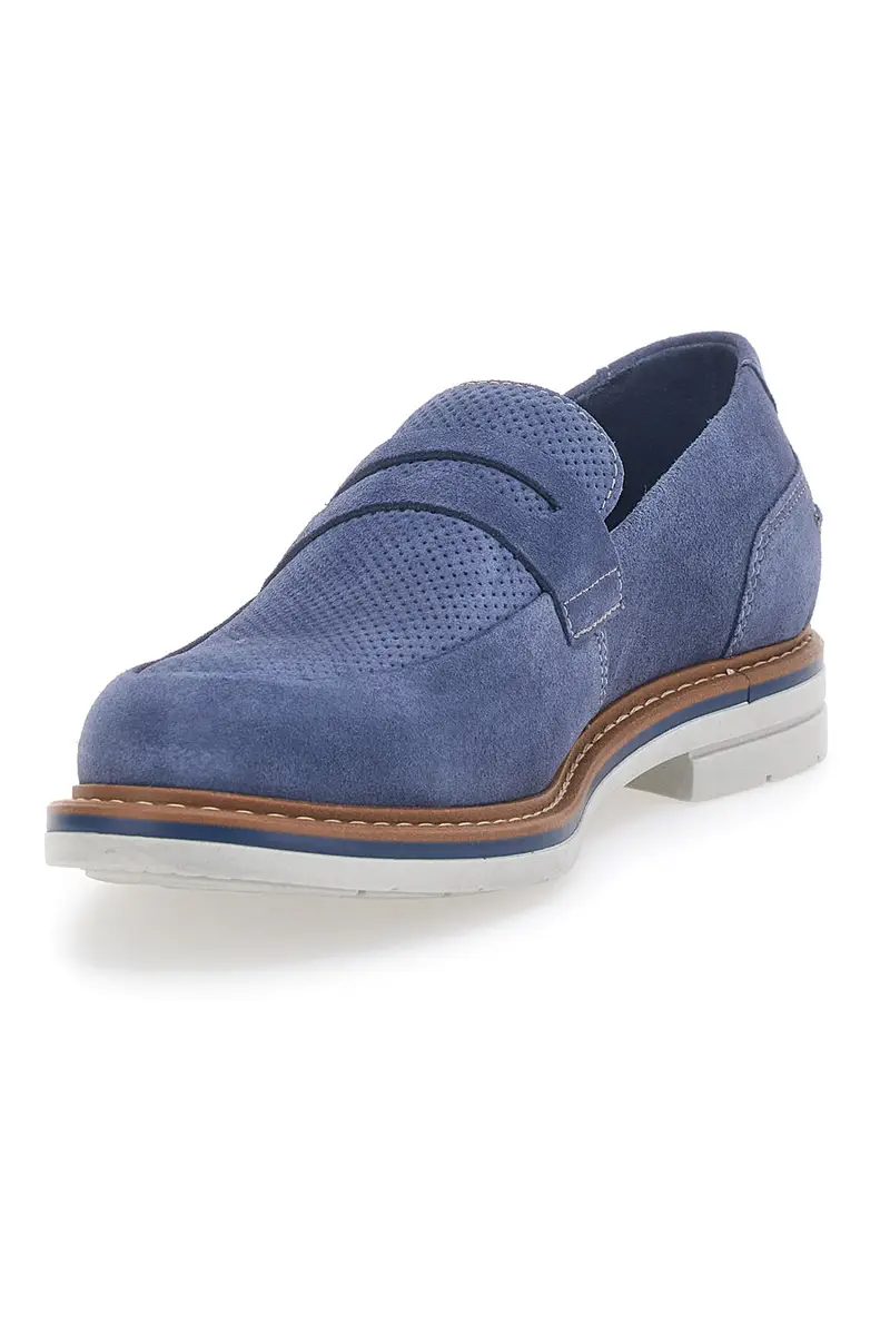 Mocassino Navy Scamosciato da Uomo Pittarello Active 2402 miniatura 3