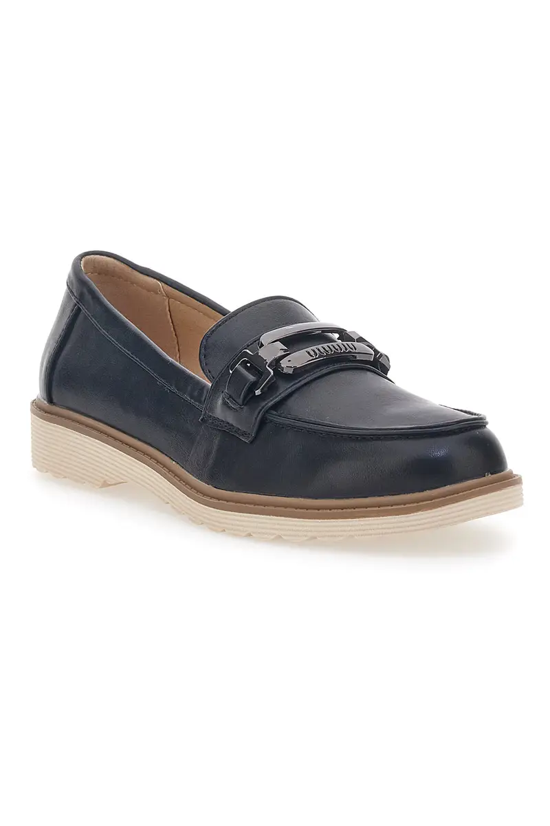 Mocassino Nero con Morsetto Le Havre Paris 526823 miniatura 2