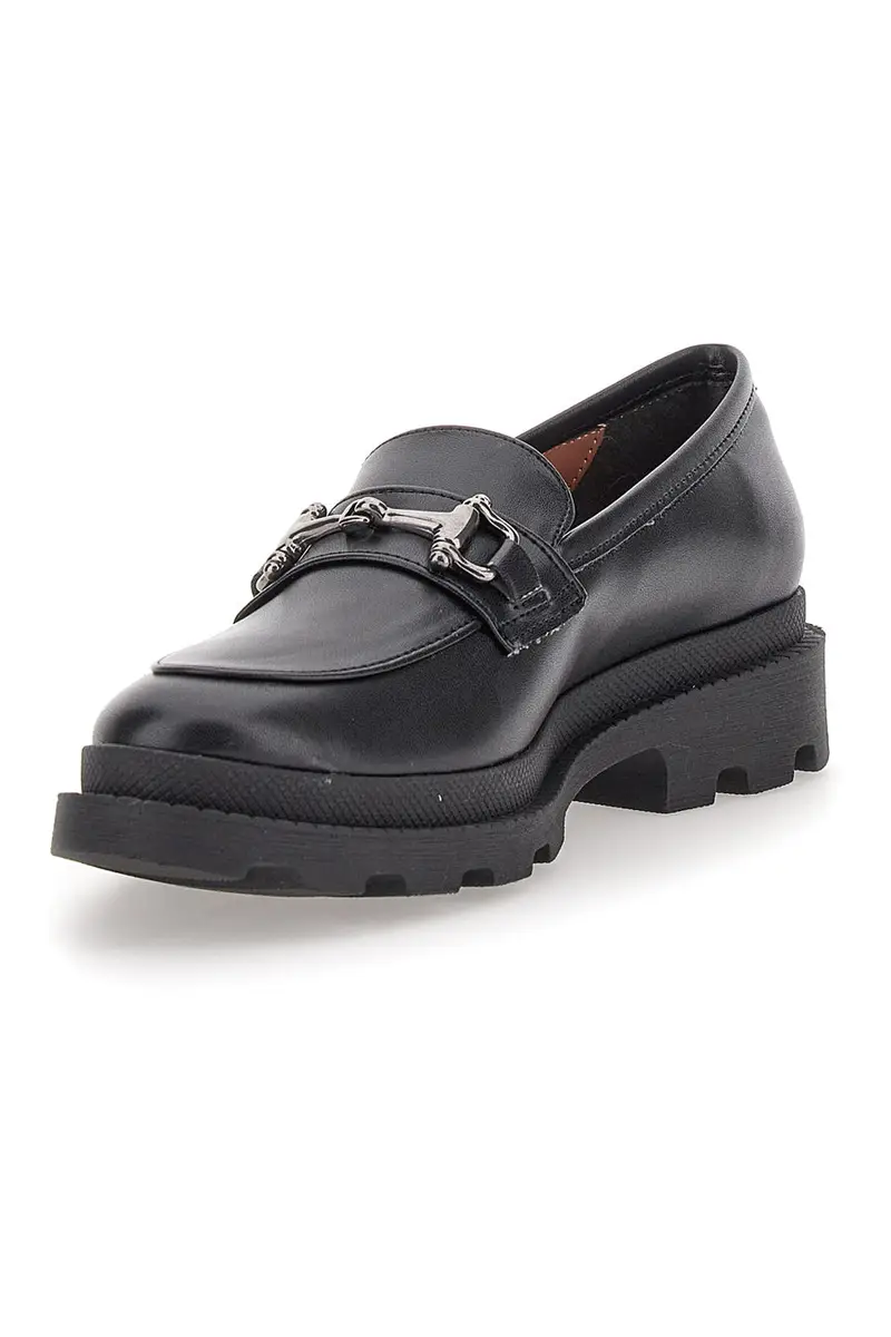 Mocassino Nero Opaco con Morsetto PITTARELLO GLAM 3500FC miniatura 3