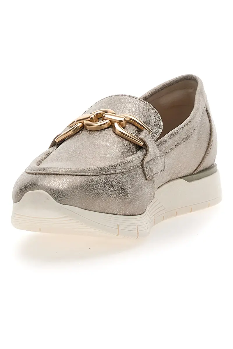 Mocassino Platino Bugatti 3560 miniatura 3