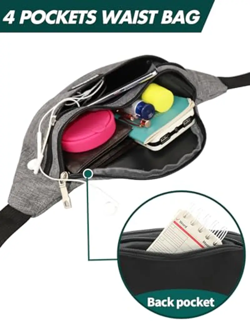 MOCOCITO Marsupio Uomo Grigio 1599246 miniatura 3