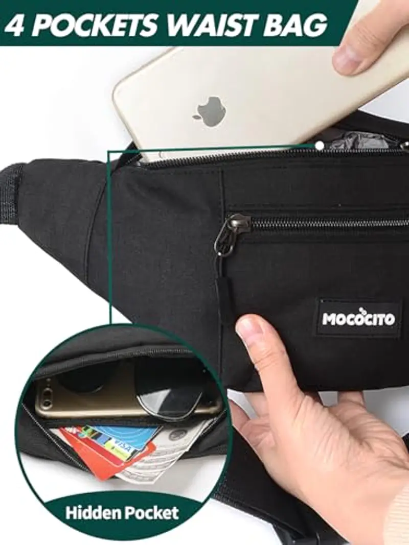 MOCOCITO Marsupio Uomo Blu 816588 miniatura 3