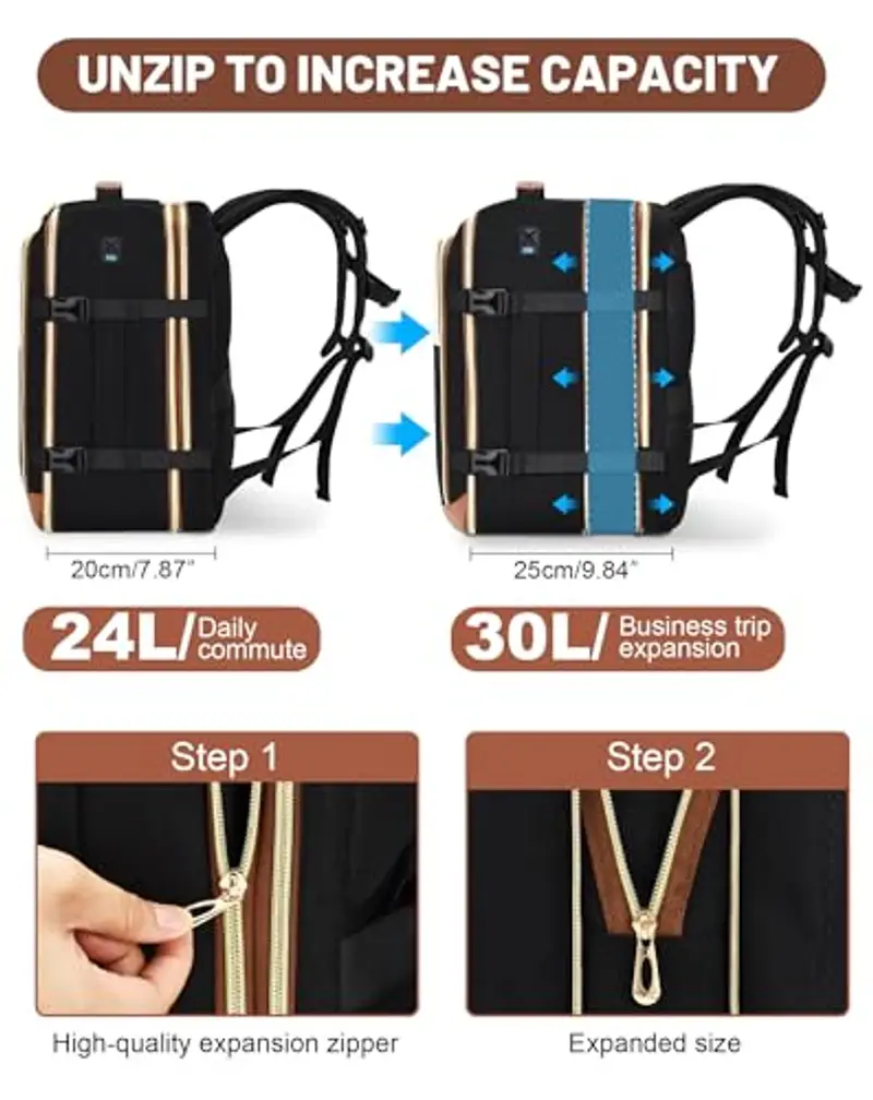 MOCOCITO Zaino da viaggio Nero 2341152 miniatura 3