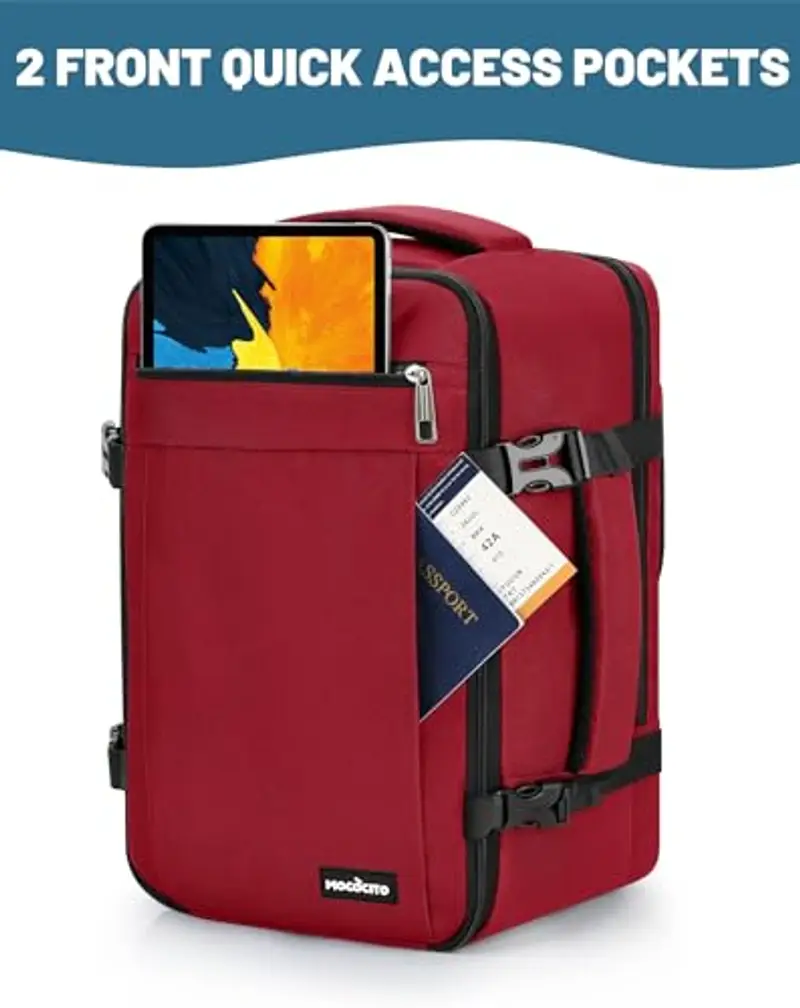 MOCOCITO Zaino da viaggio Uomo Rosso 1919177 miniatura 2