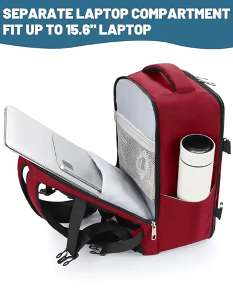 MOCOCITO Zaino da viaggio Uomo Rosso 1919177 miniatura 3