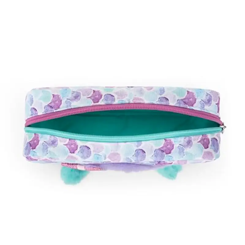 MOFU MOFU - Busta Portatutto Ufficiale Mofu Mofu, Borsa Porta Oggetti per Borse e Zaini, con Pratica Chiusura a Zip e Dettagli Fluffy, Idea Regalo Bambina e Bambino, 22 x 12H x 7 cm, Pinguino miniatura 3