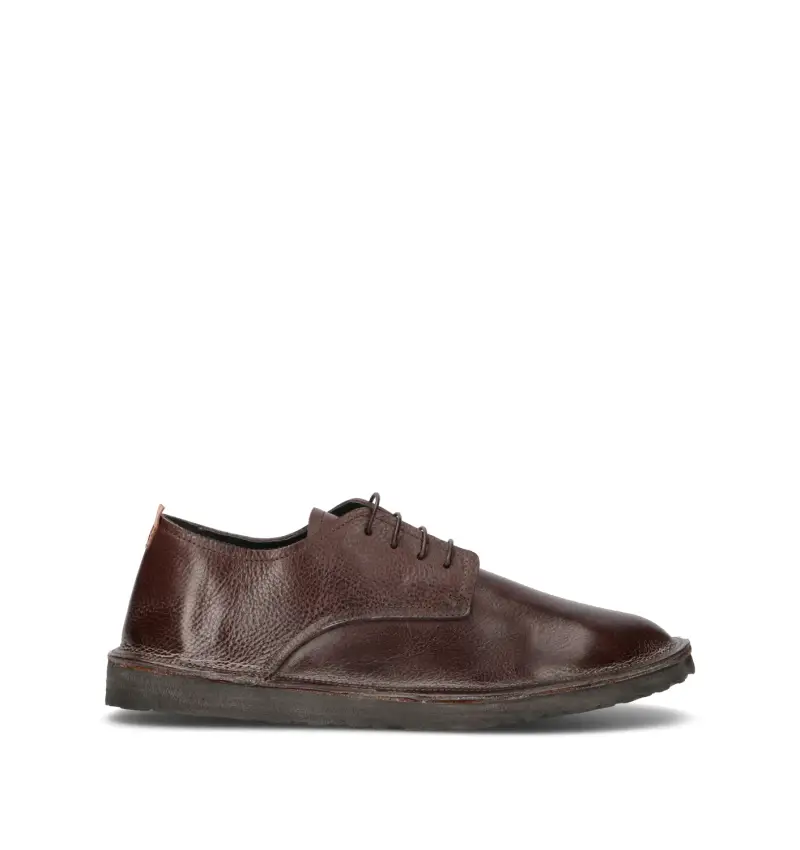 Stringata uomo caffè in pelle Vario