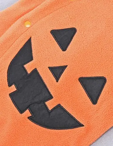 MOMBEBE COSLAND Halloween Costume Pagliaccetto Zucca Bimbo Tuta miniatura 3