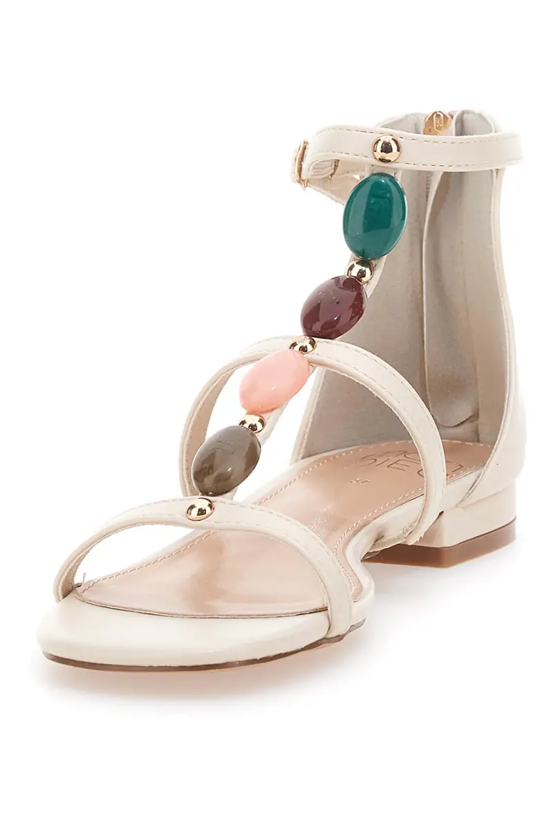 Sandali Beige con Pietre Colorate MON DIEU 695 [BEIGE] miniatura 3