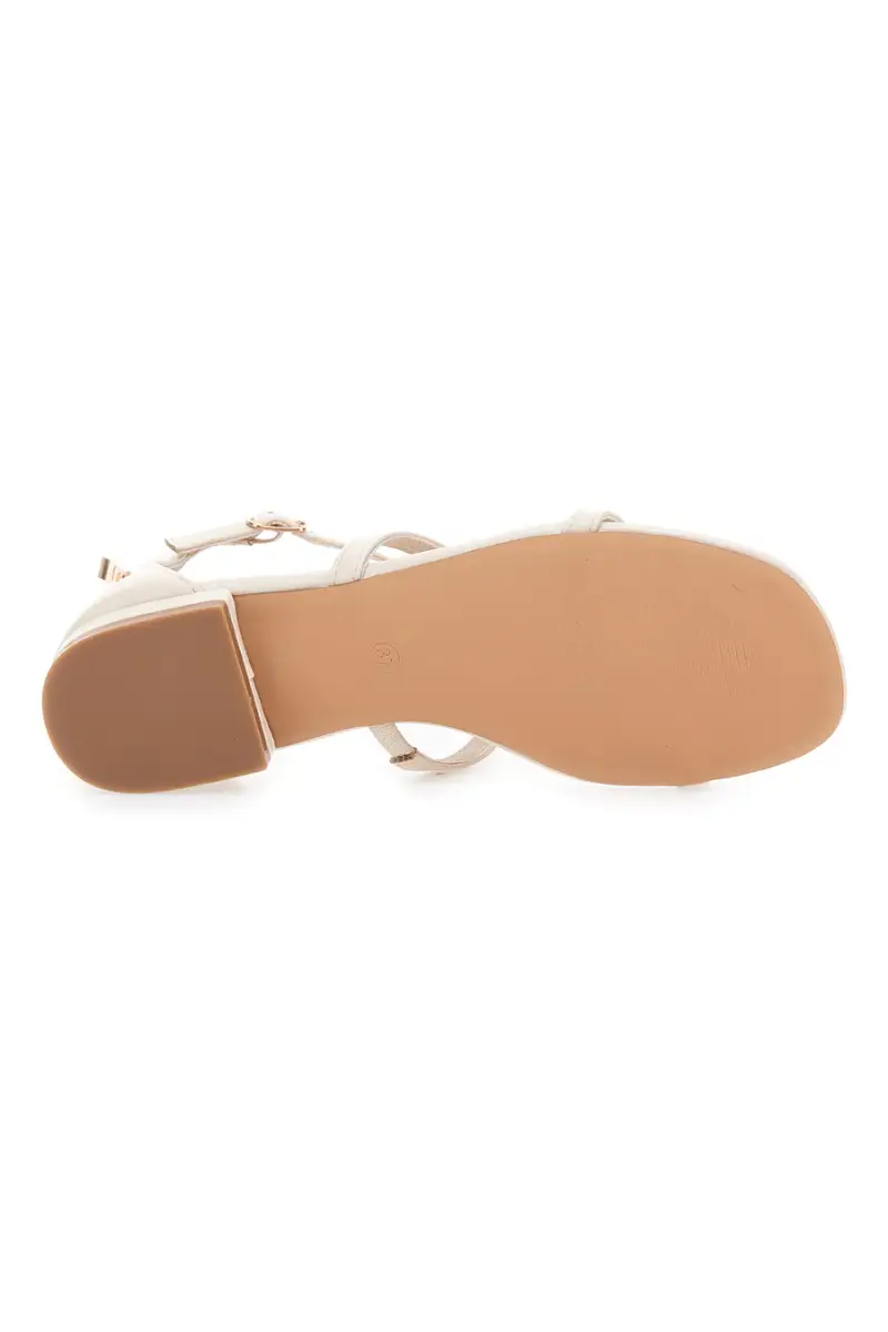 Sandali Beige con Pietre Colorate MON DIEU 695 [BEIGE] miniatura 5