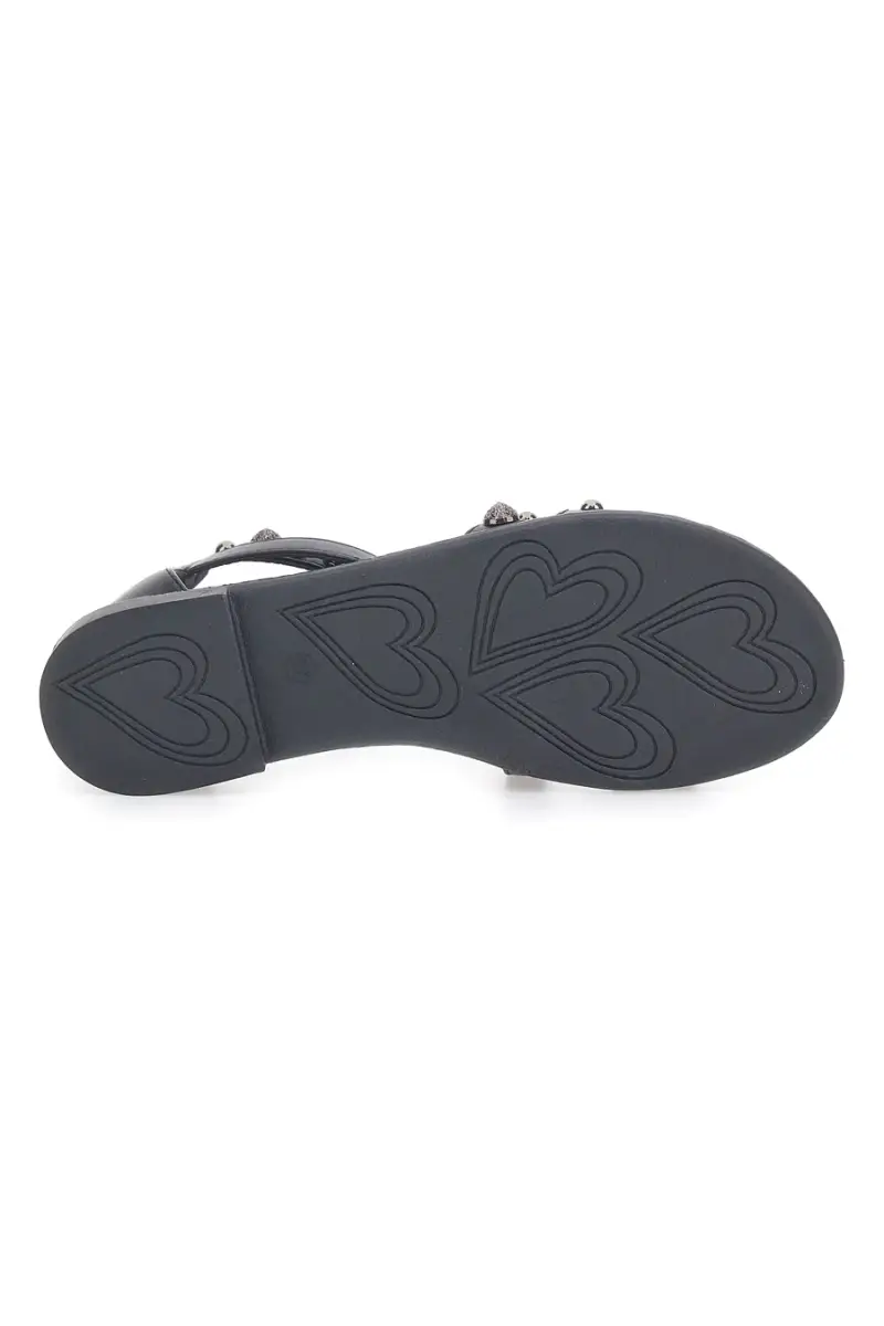 Sandali neri con borchie e cinturino alla caviglia MON DIEU J025104 [NERO] miniatura 5