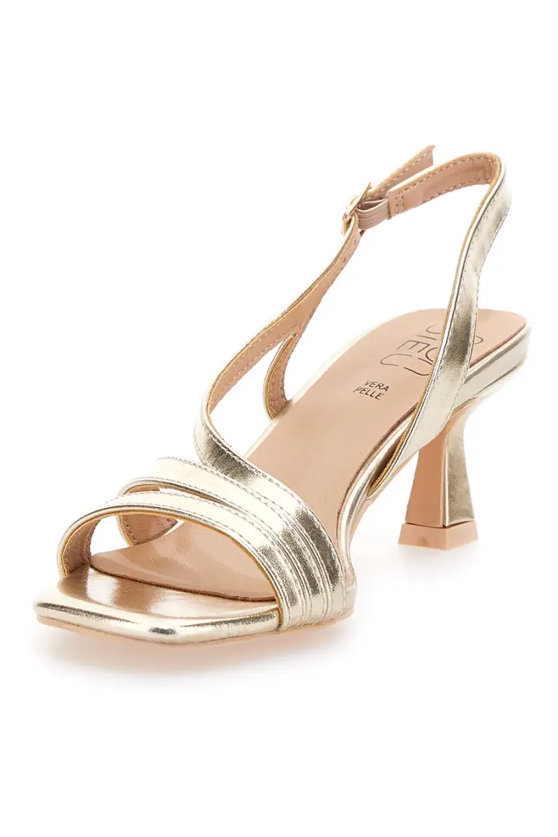 Sandali platino con tacco e cinturino Mon dieu 2332H1 [PLATINO] miniatura 3