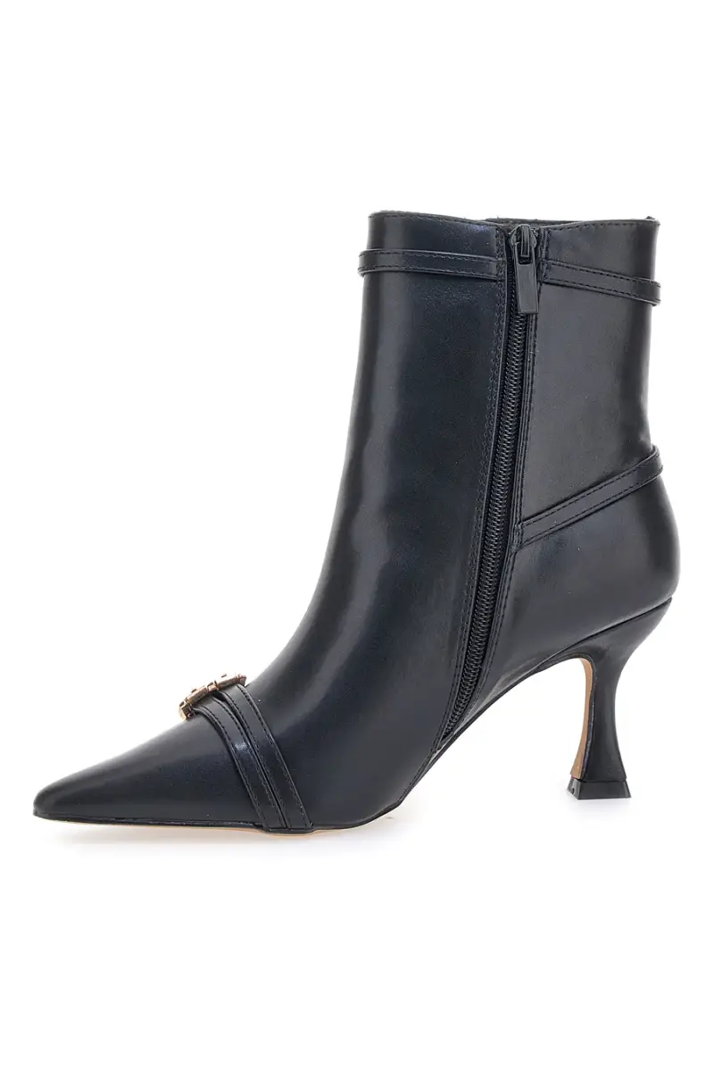 Stivaletti neri con tacco basso e cinturini decorativi MON DIEU B8830Q2 [NERO miniatura 4