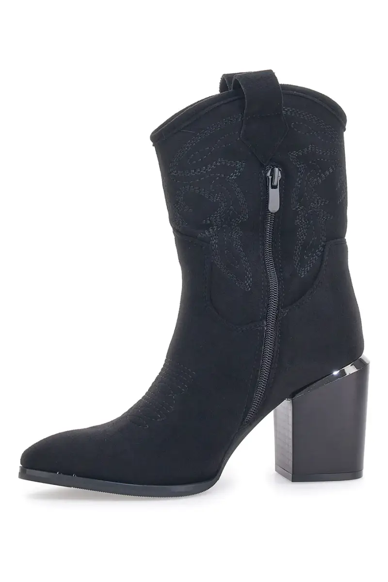 Stivaletti Texani Neri Mon Dieu 23057 [NERO] miniatura 4