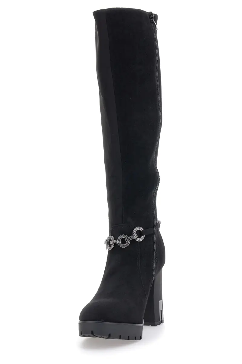 MON DIEU Stivali con tacco Nero 4338376 miniatura 3